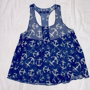 Sheer Ocean Drive Tank Top